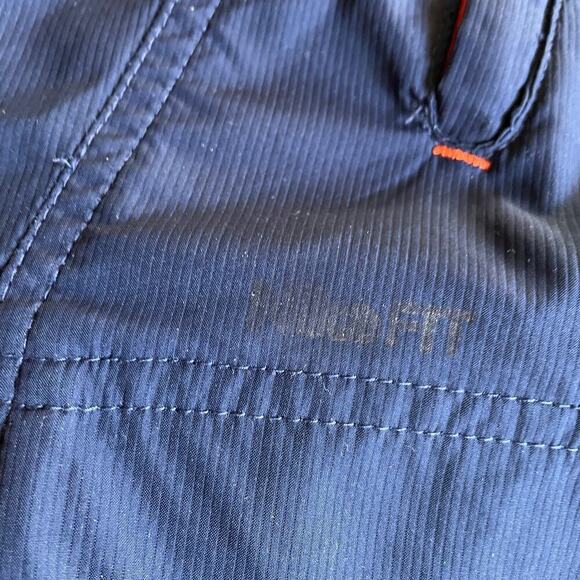 Vintage Illinois Fighting Illini Nike Fit Storm Windbreaker Jacket Large 90s - Picture 8 of 15